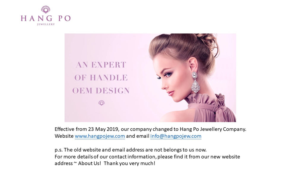 Hang Po Jewellery Company - New website and contact information