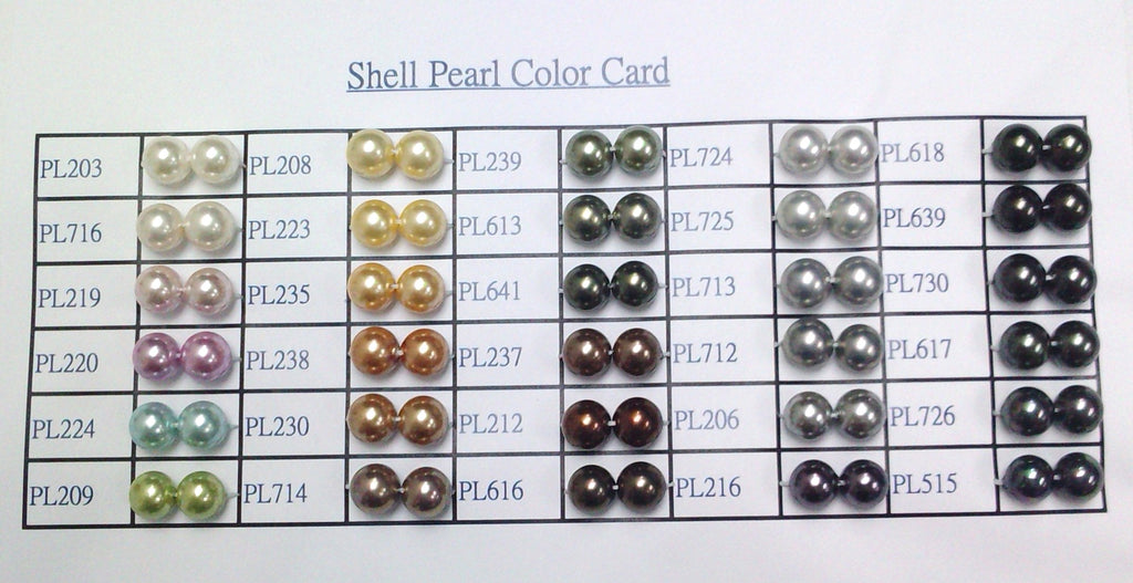 Shell Pearl Color Shell Pearl (Top 30 colors) – Hang Po Jewellery Company